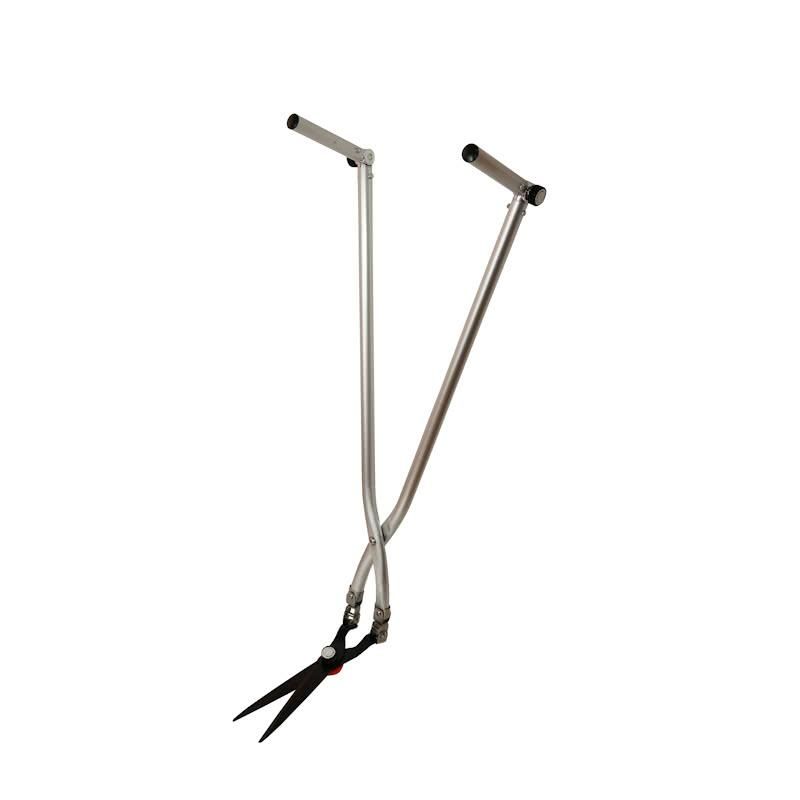 立ち作業用草刈りハサミ マルチ可変タイプ 草刈り ハサミ 立ち作業 軽量 ステンレス刃 アルミハンドル 角度調節 新潟 送料当社負担