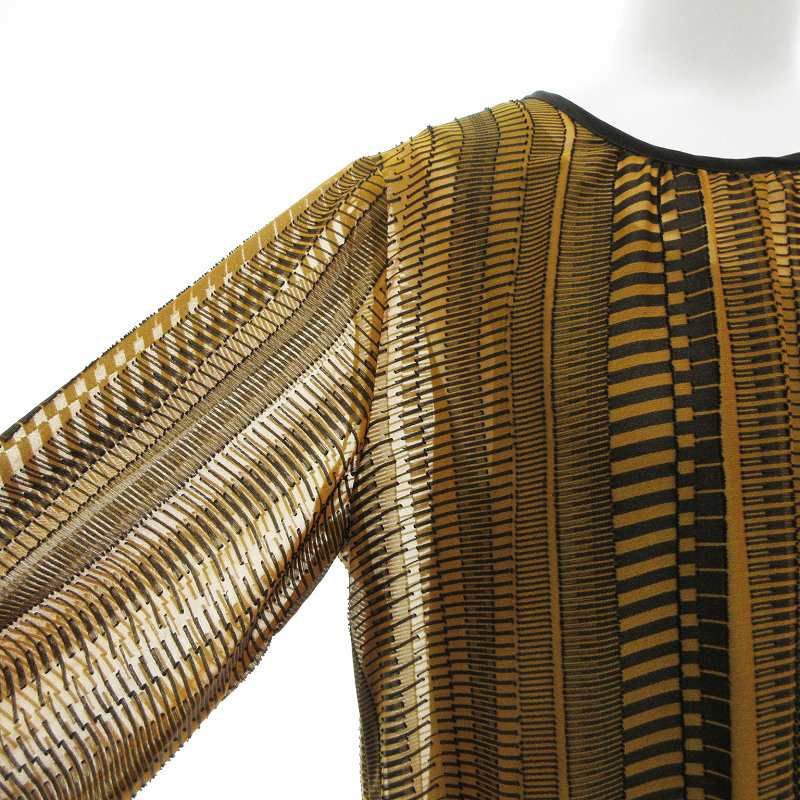 ヒロココシノ HIROKO KOSHINO 美品 ワンピース インナー付き 