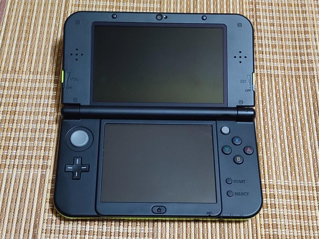 本体のみ New3DSLL ライム×ブラック G UP786_INFO