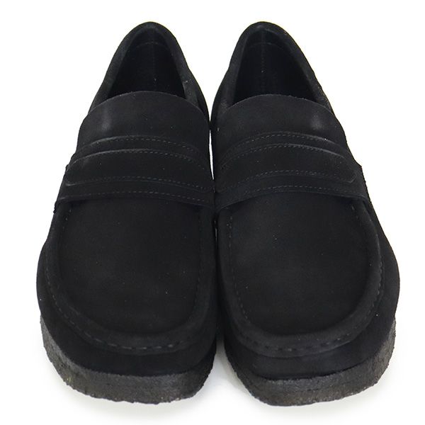 Clarks (クラークス) 26172503 Wallabee Loafer ワラビーローファー メンズ シューズ Black Suede  CL082 clarks UK9.5-約27.5cm - メルカリ