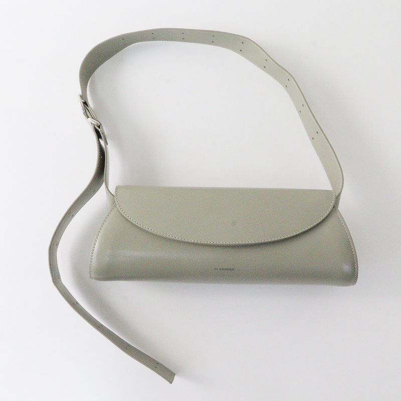 極美品 ジルサンダー Jil Sander Cannolo スモール/カーキ カンノーロ 