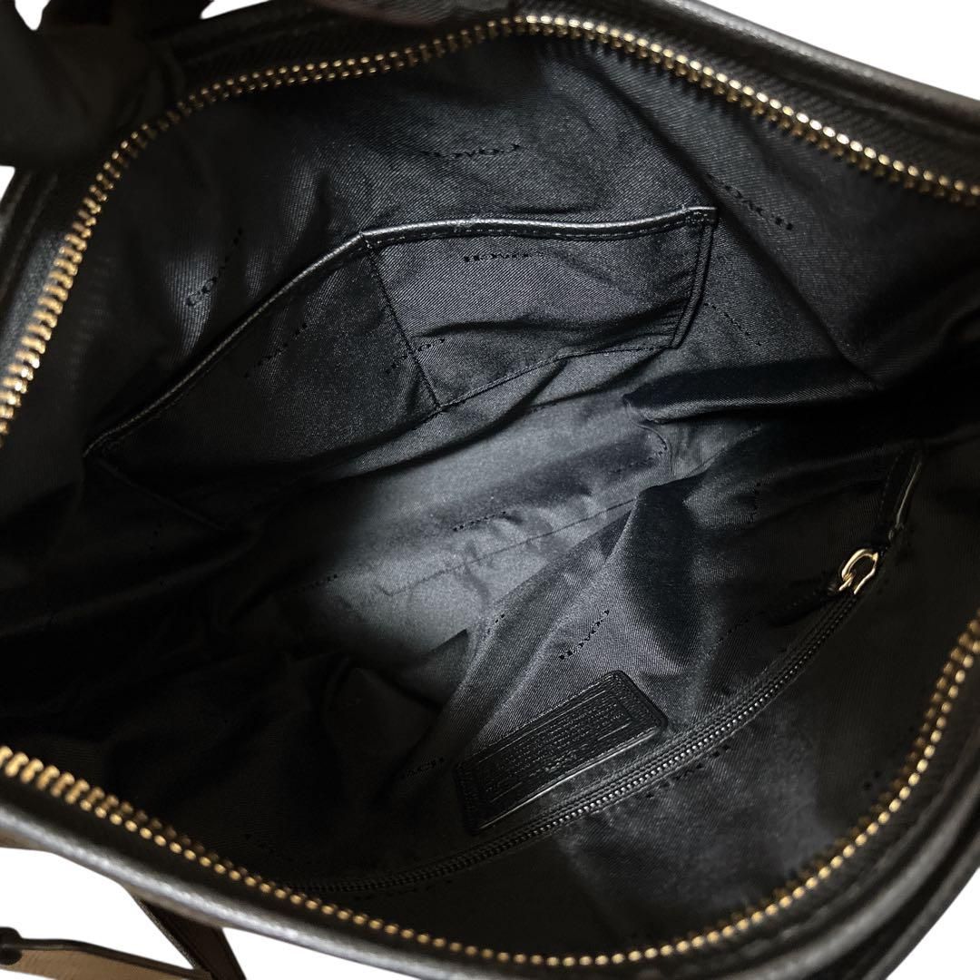 極美品 コーチ COACH レザー ショルダーバッグ シボ革 35775 斜め掛け