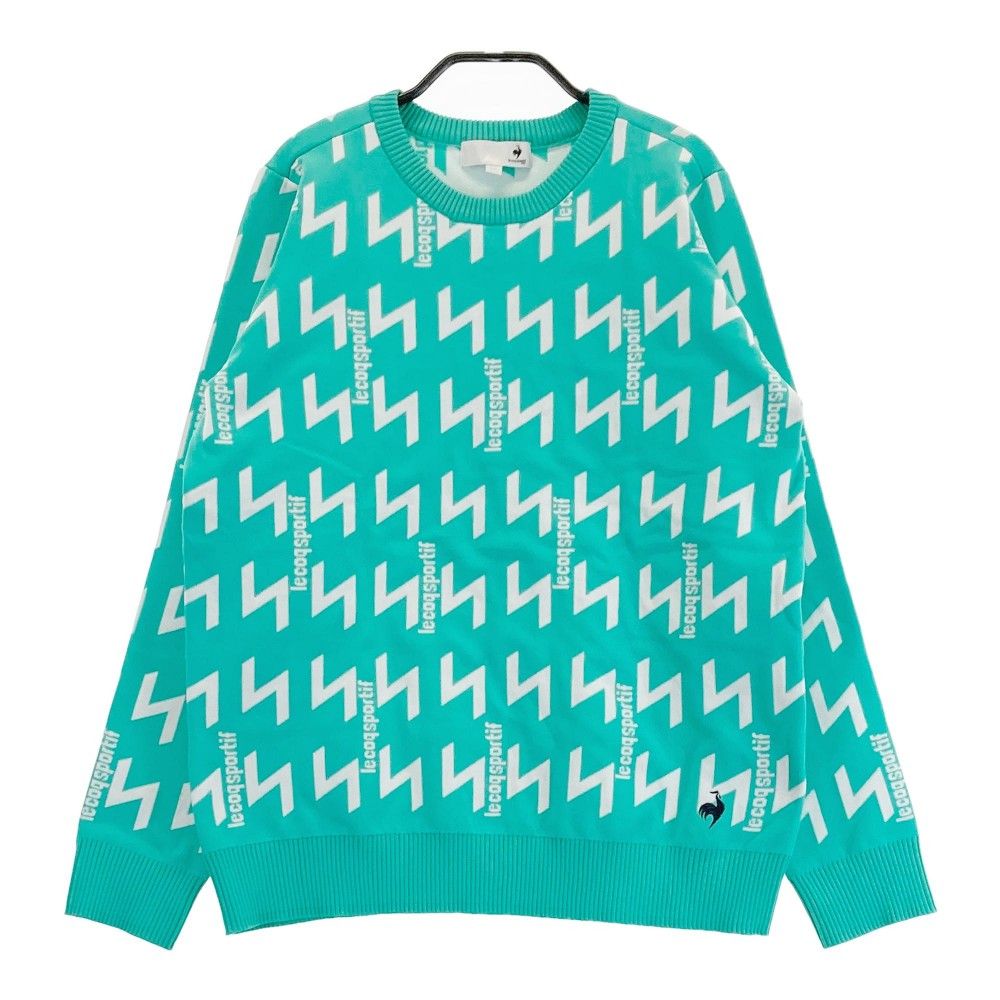 サイズ：LL LECOQ GOLF ルコックゴルフ  ニットセーター 総柄 グリーン系 [240101267451] ゴルフウェア レディース ストスト