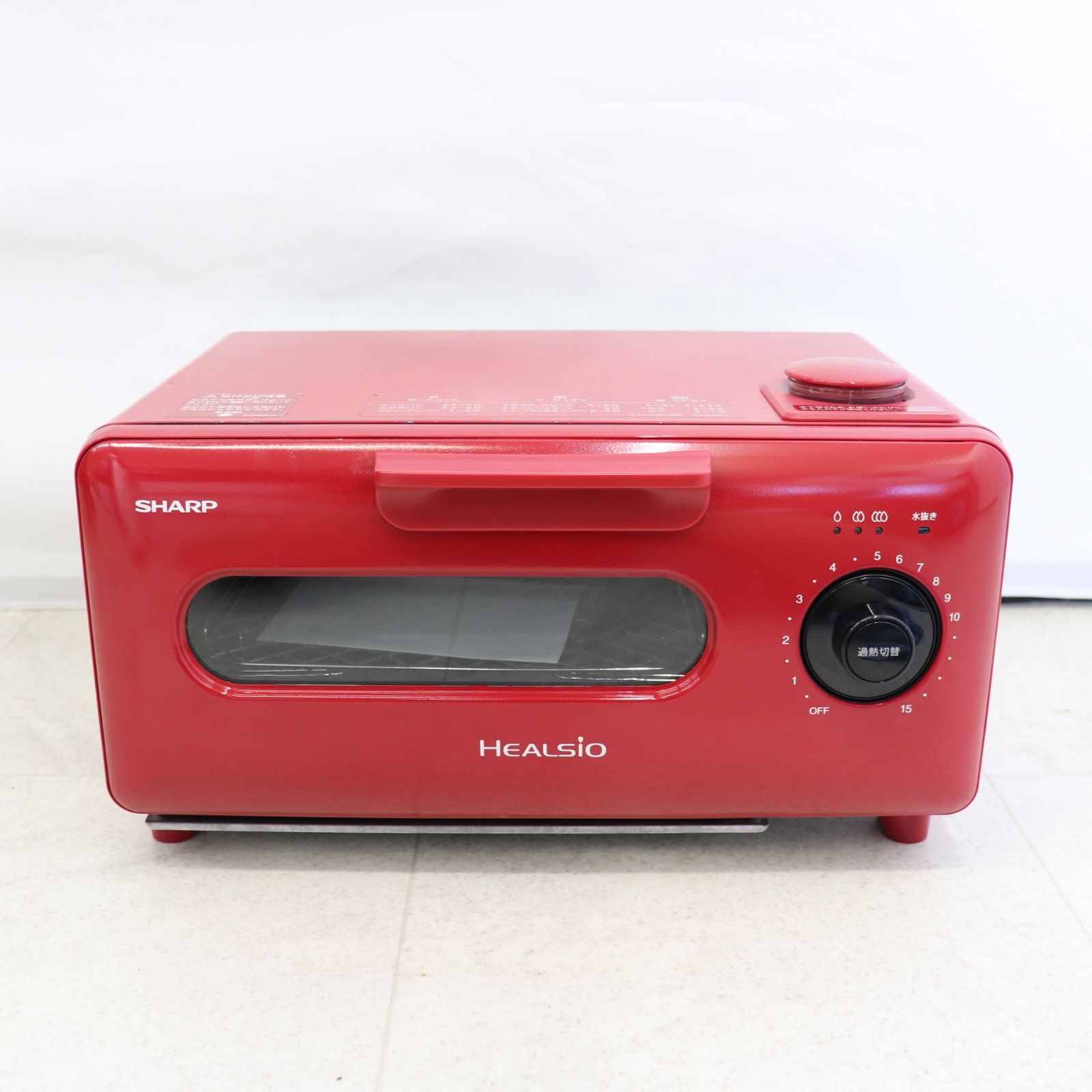 SHARP シャープ ヘルシオ グリエ ウォーターオーブン AX-H1-R 100V 2017年製 50 60Hz 生活家電 ラクル家電館