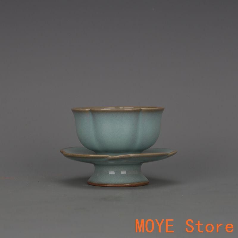汝窯青釉開片清涼寺宝塔 置物 陶磁器 装飾品 工芸品 美術品 置物 汝窯青釉開片清涼寺宝塔 置物 陶磁器 装飾品 工芸品 美術品 置物