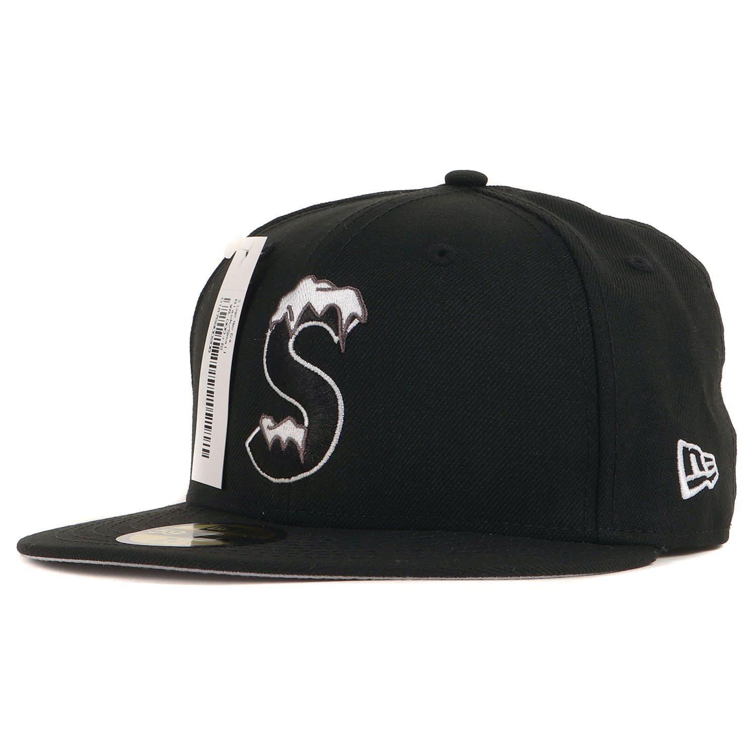 新品 Supreme シュプリーム キャップ 20AW NEW ERA ニューエラ アイスSロゴ ベースボールキャップ S Logo New Era ブラック 黒 7 1/4(57.7cm) 帽子 ブランド【メンズ】