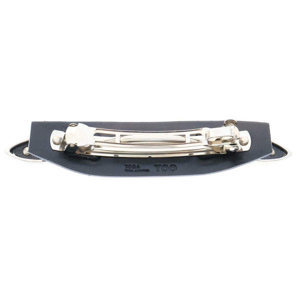 TOGA ARCHIVES (トーガアーカイブス) METAL LEATHER BARRETTE
