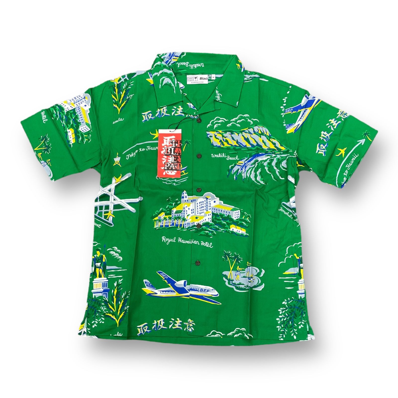 定価19800円 新品 BLACKEYEPATCH × HAYN アロハシャツ オープンカラー