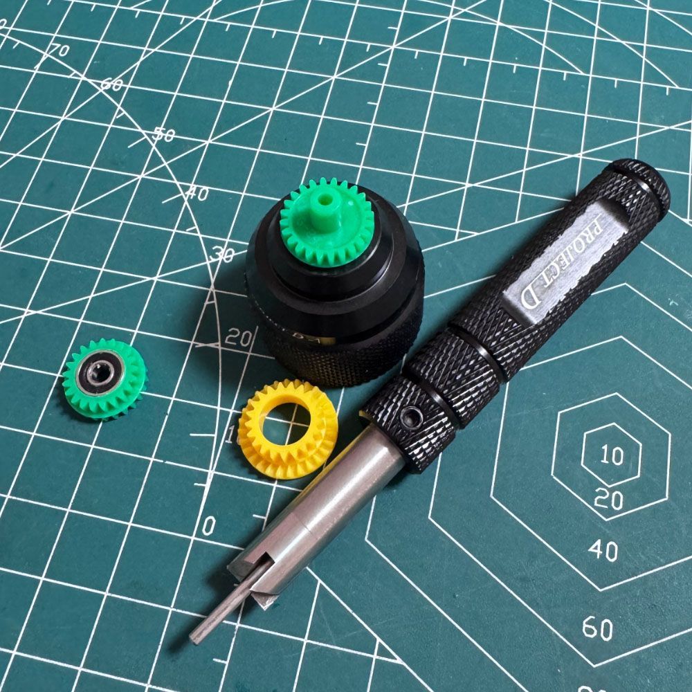 ミニ四駆用 3.5：1・3.7：1 ギヤ Project D 中空ギヤ歯切りツール 