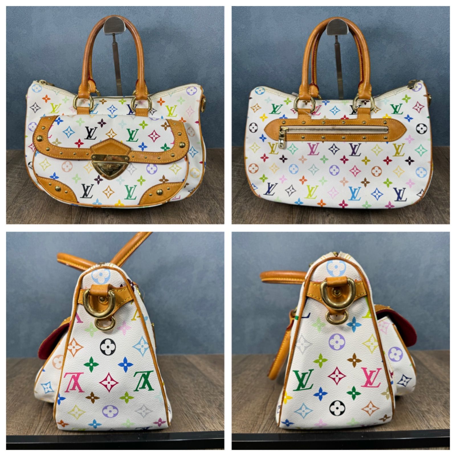 LOUIS VUITTON】 ルイ・ヴィトン ハイブランド モノグラム マルチカラー リタ ハンドバッグ M40125 シリアル有り - メルカリ