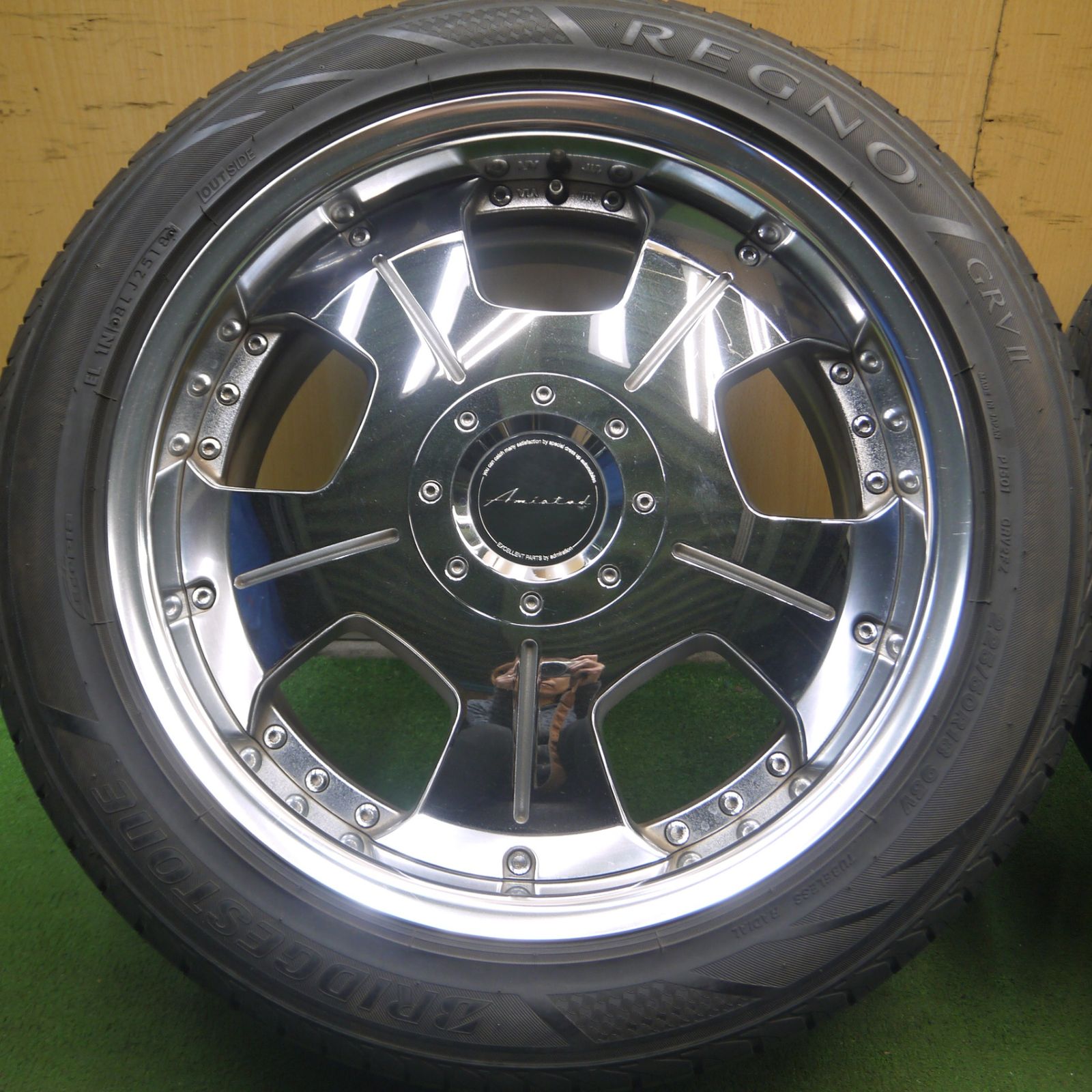 Amistad アミスタット GRACE 18インチ 114.3 穴5 Amistad アミスタット GRACE 18インチ 114.3 穴5