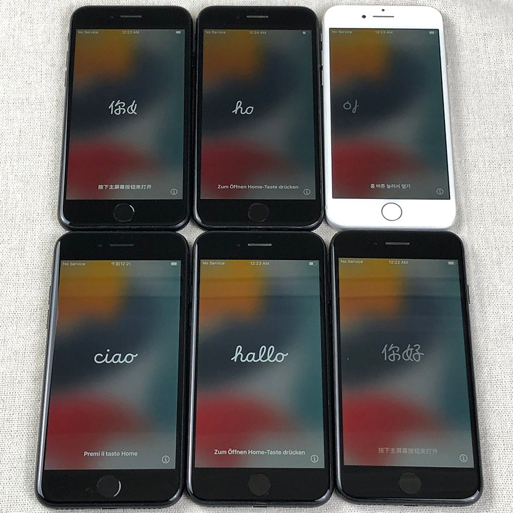 ジャンク品【6点セット・SIMロック解除済】Apple iPhone 7（A1779）32GB【大キズあり・バッテリー低下】/SP-JUNK-241774