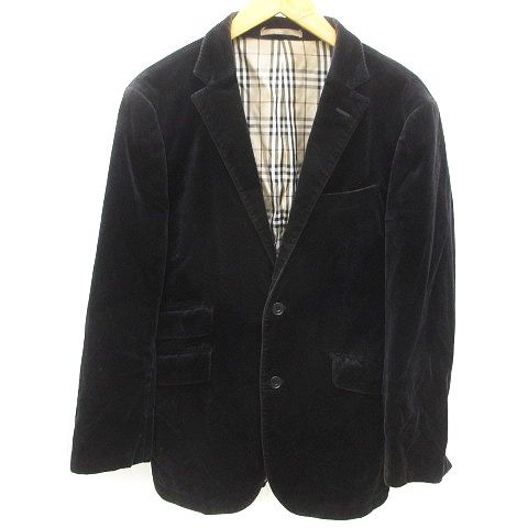 【期間限定】 バーバリーブラックレーベル BURBERRY ベロア LABEL BLACK ジャケット・アウター