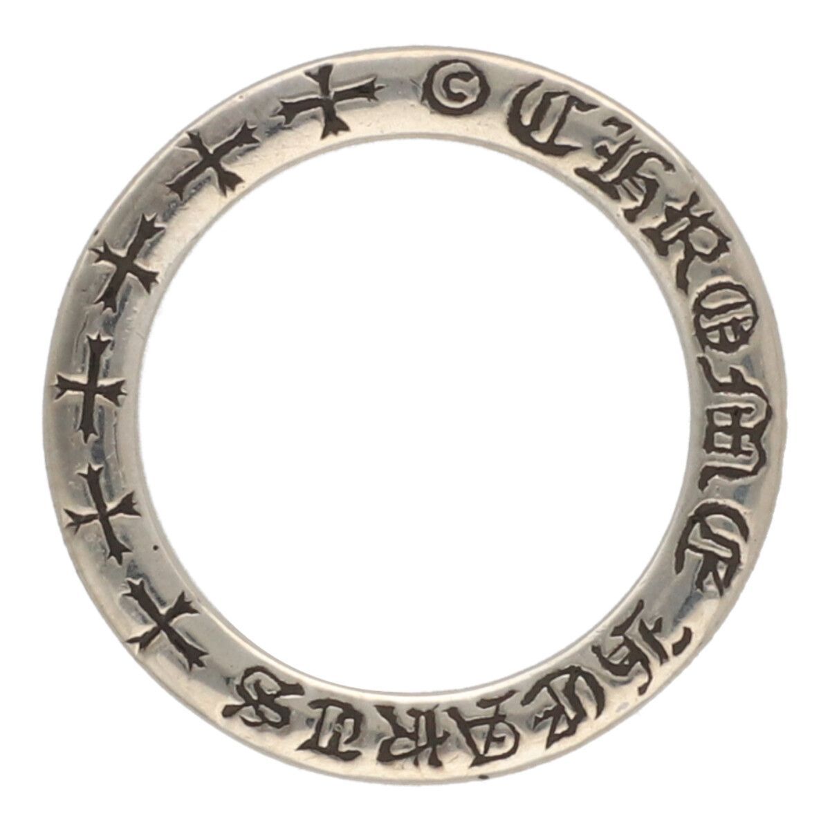 中古】 CHROME HEARTS クロムハーツ NTFLリング 5.5号 SV925 シルバー