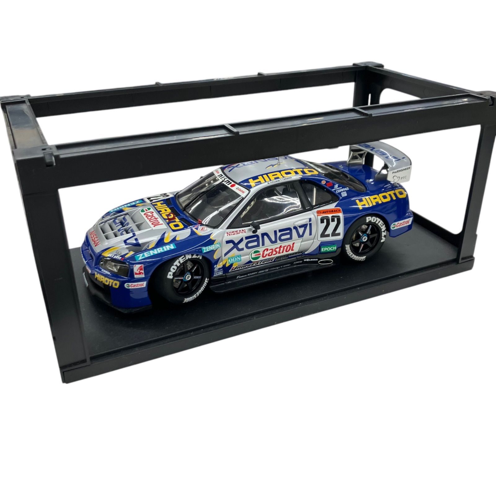 限定本山哲サインR34 2002 JGTC Xanavi Nismo GT-R 186000 現状品 1/18