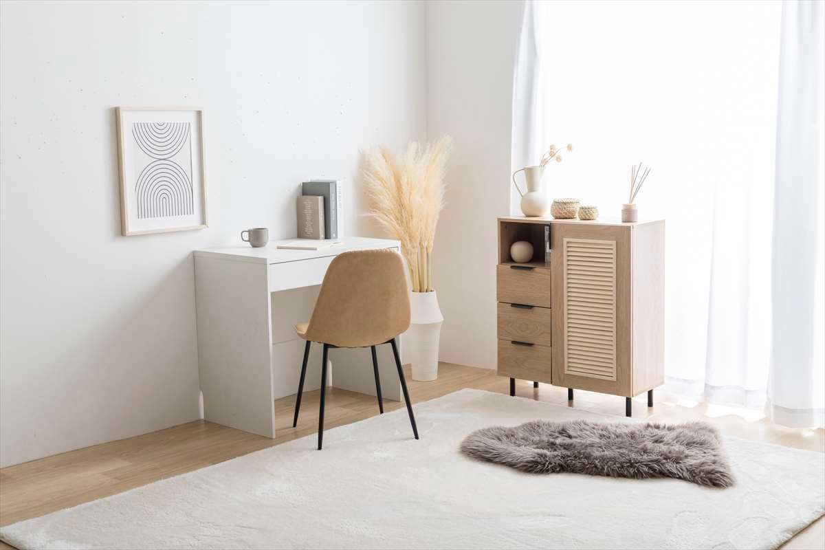 サイズ、デザインオーダー可！バッタン3枚扉キャビネット