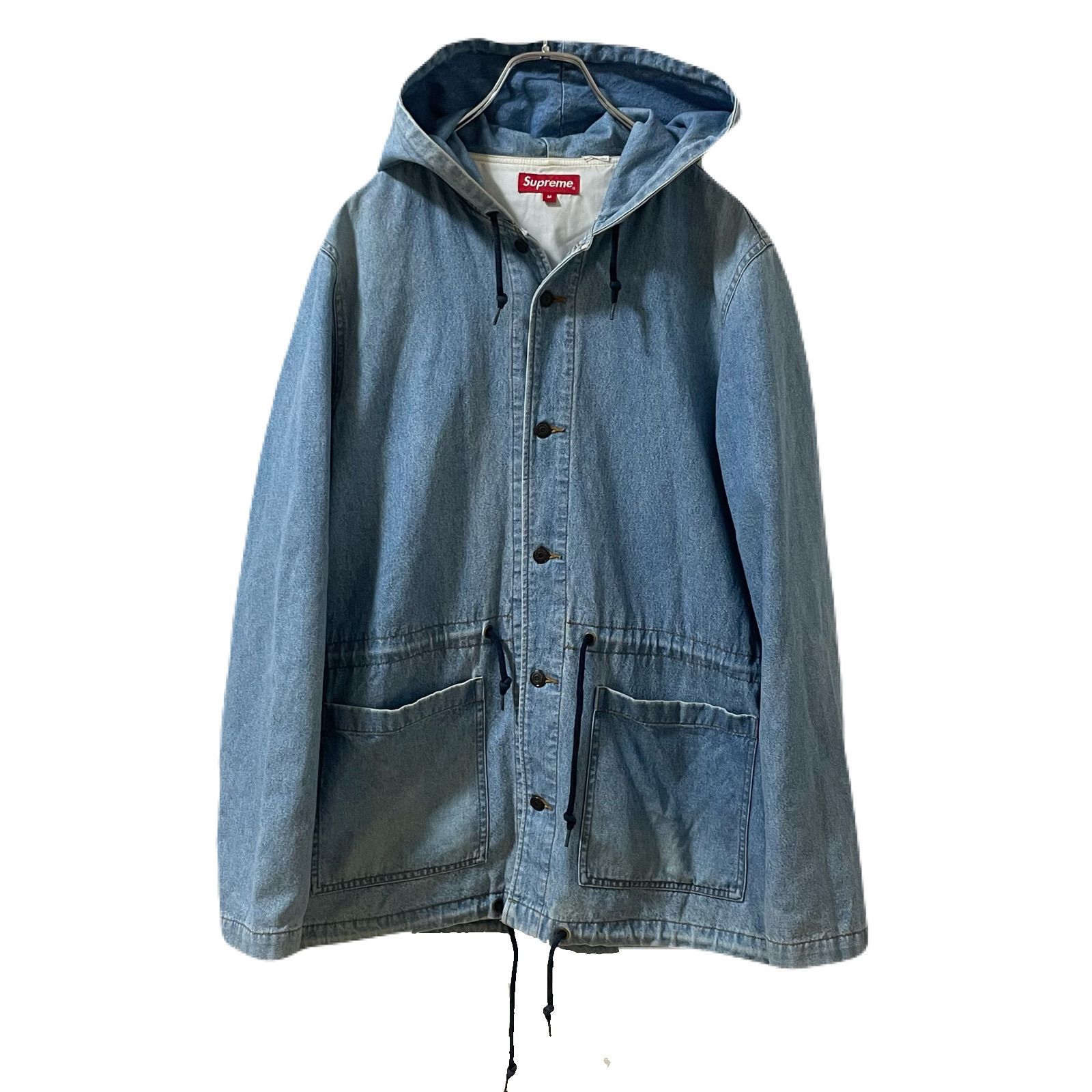 ジャケット・アウター Supreme14SS Hooded Denim Parka Supreme - 【SUPREME】14SS Hooded Denim Parka フーデッド