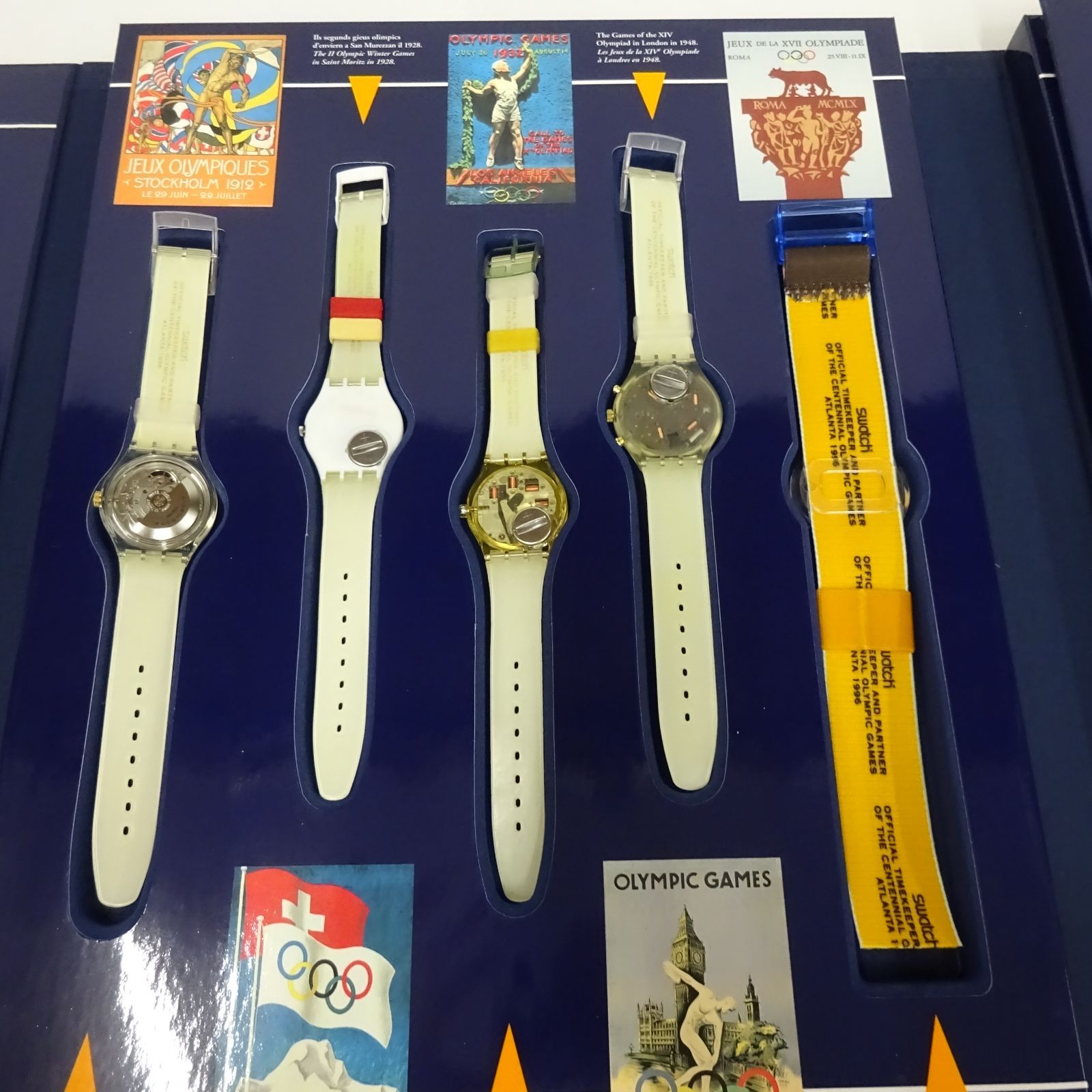 SWATCH スウォッチ 1996 アトランタオリンピック 記念モデル 腕時計 HISTORICAL OLYMPIC GAMES COLLECTION  9本セット【R0102-005】