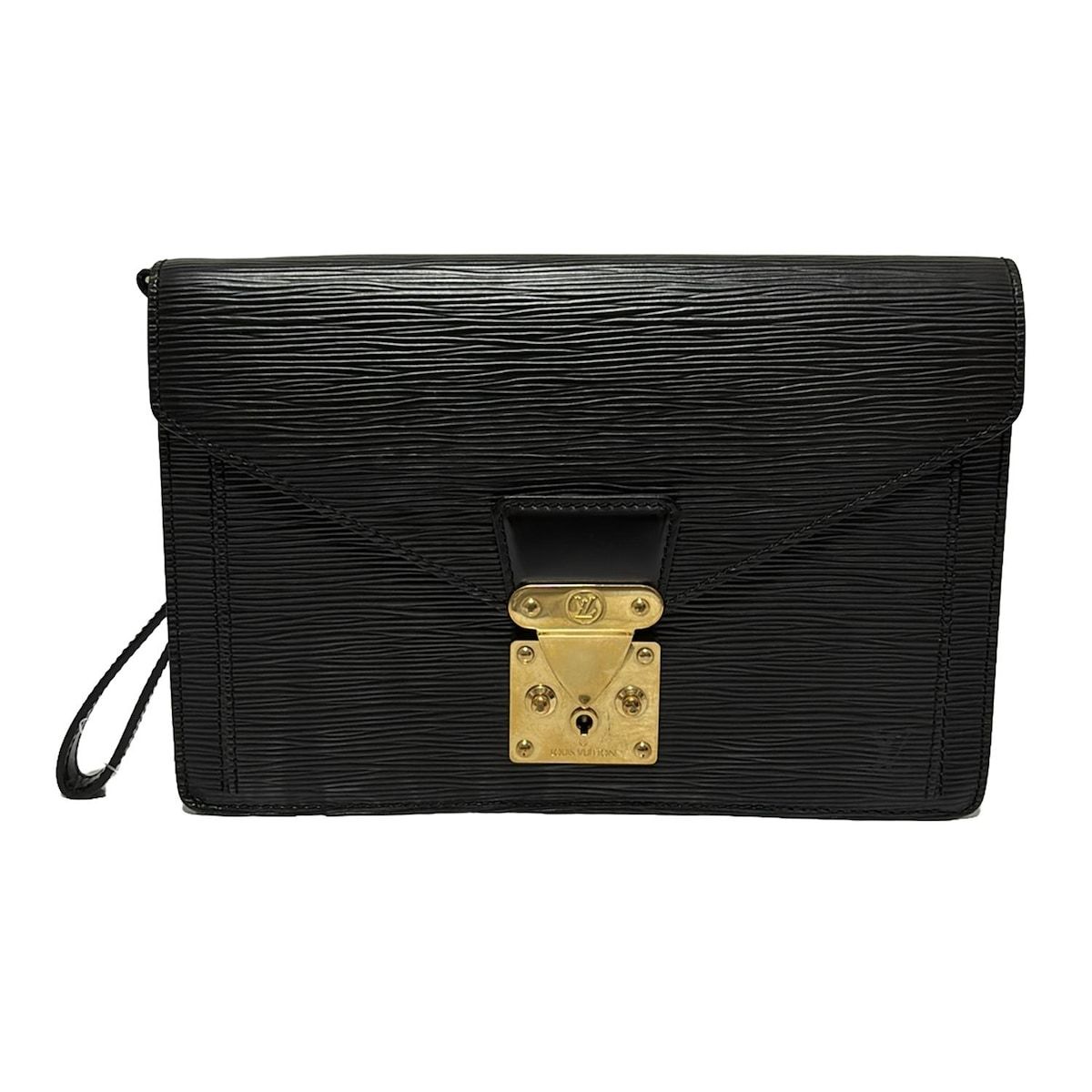 LOUIS VUITTON ルイヴィトン セカンドバッグ エピ ポシェットセリエドラゴンヌ M52612 ノワール レザー