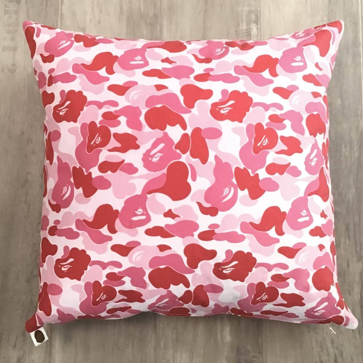 完売ABC CAMO STA CUSHION ピンクエイプクッション