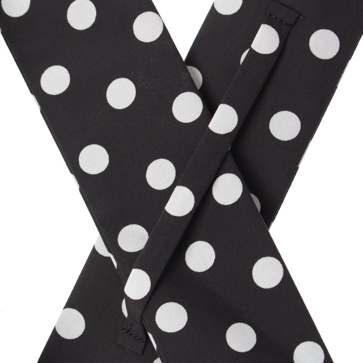 ドット柄 ギャザー