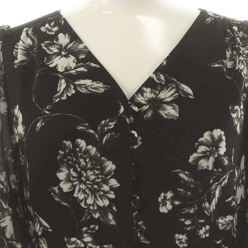 24AW♡ グレースコンチネンタル フラワープリントフレアワンピース 36 フラワープリントワンピース / GRACE CONTINENTAL | GRACE