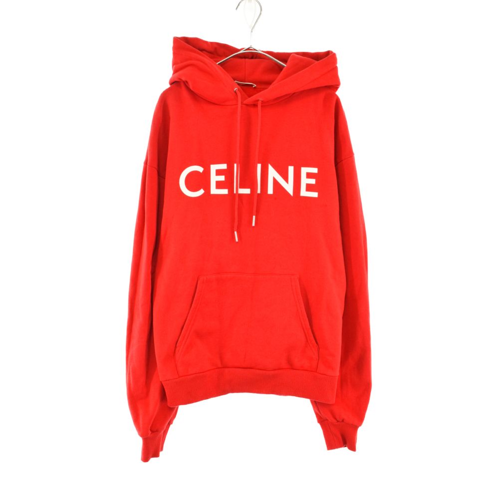 CELINE セリーヌ 21SS ロゴプリントデザイン スウェット パーカー ...