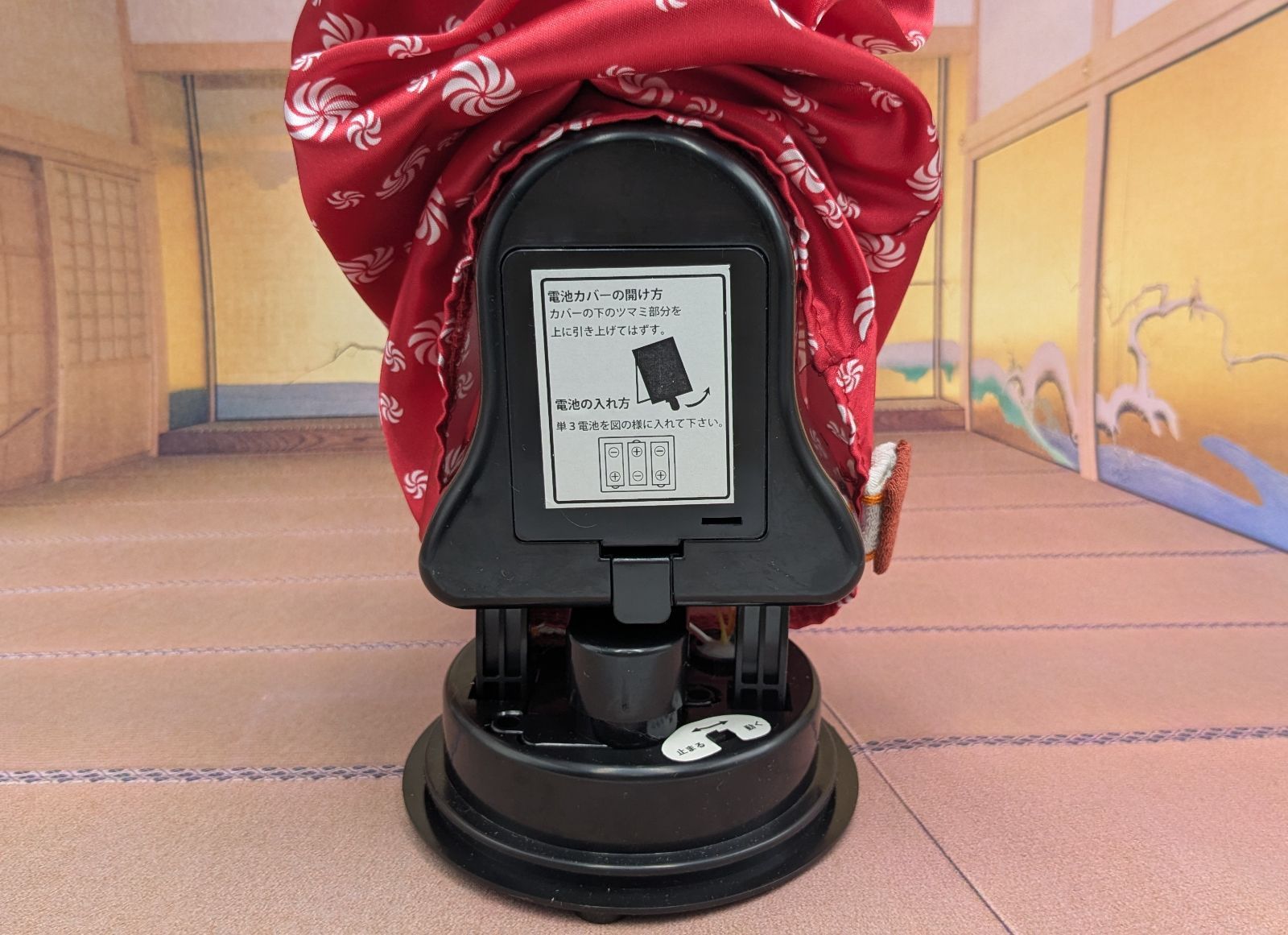 縁起物 踊る獅子舞 獅子舞 大 レッド お正月 迎春 ダンシング獅子舞