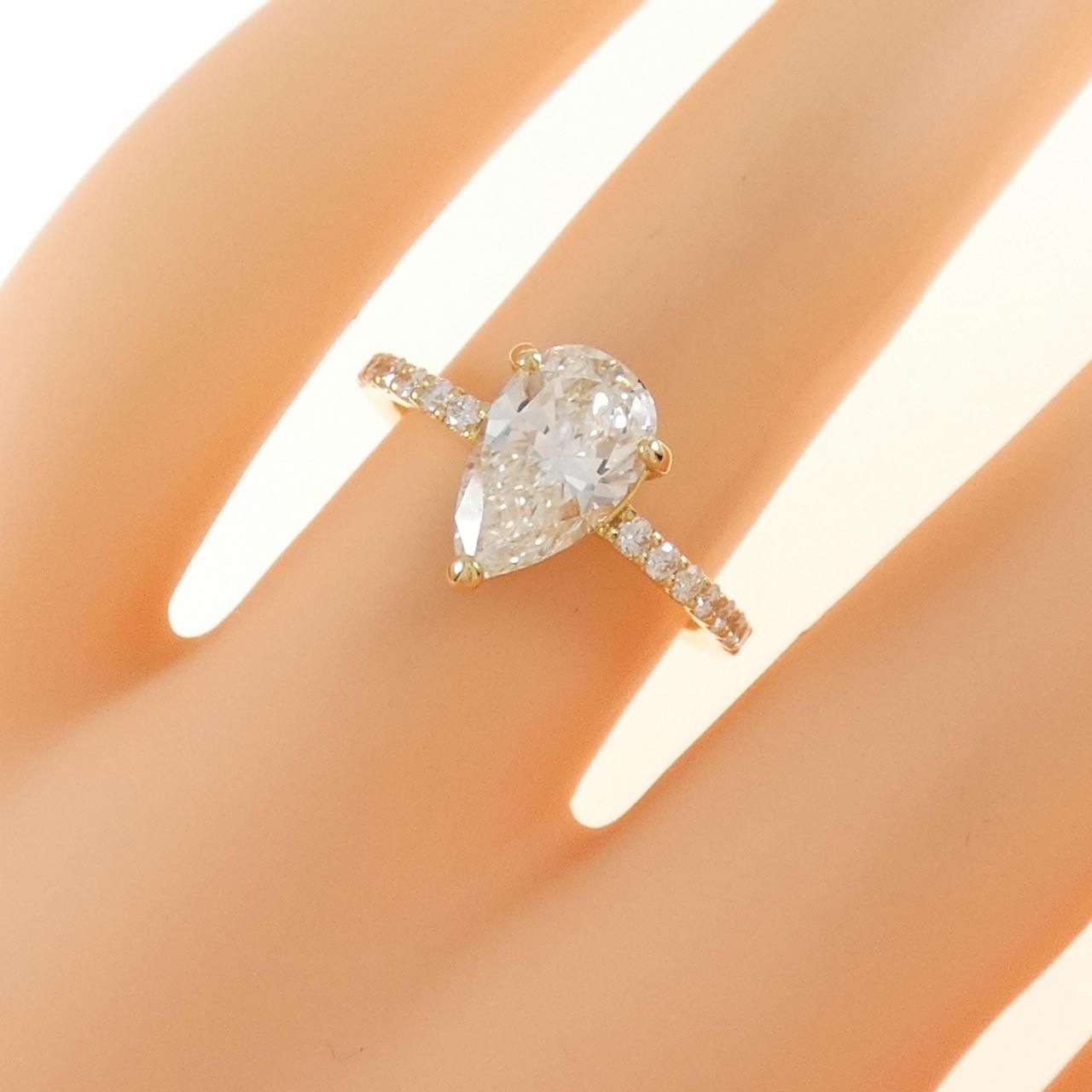 リメイク】K18YG ダイヤモンド リング 0.30CT（ハート&キューピット  