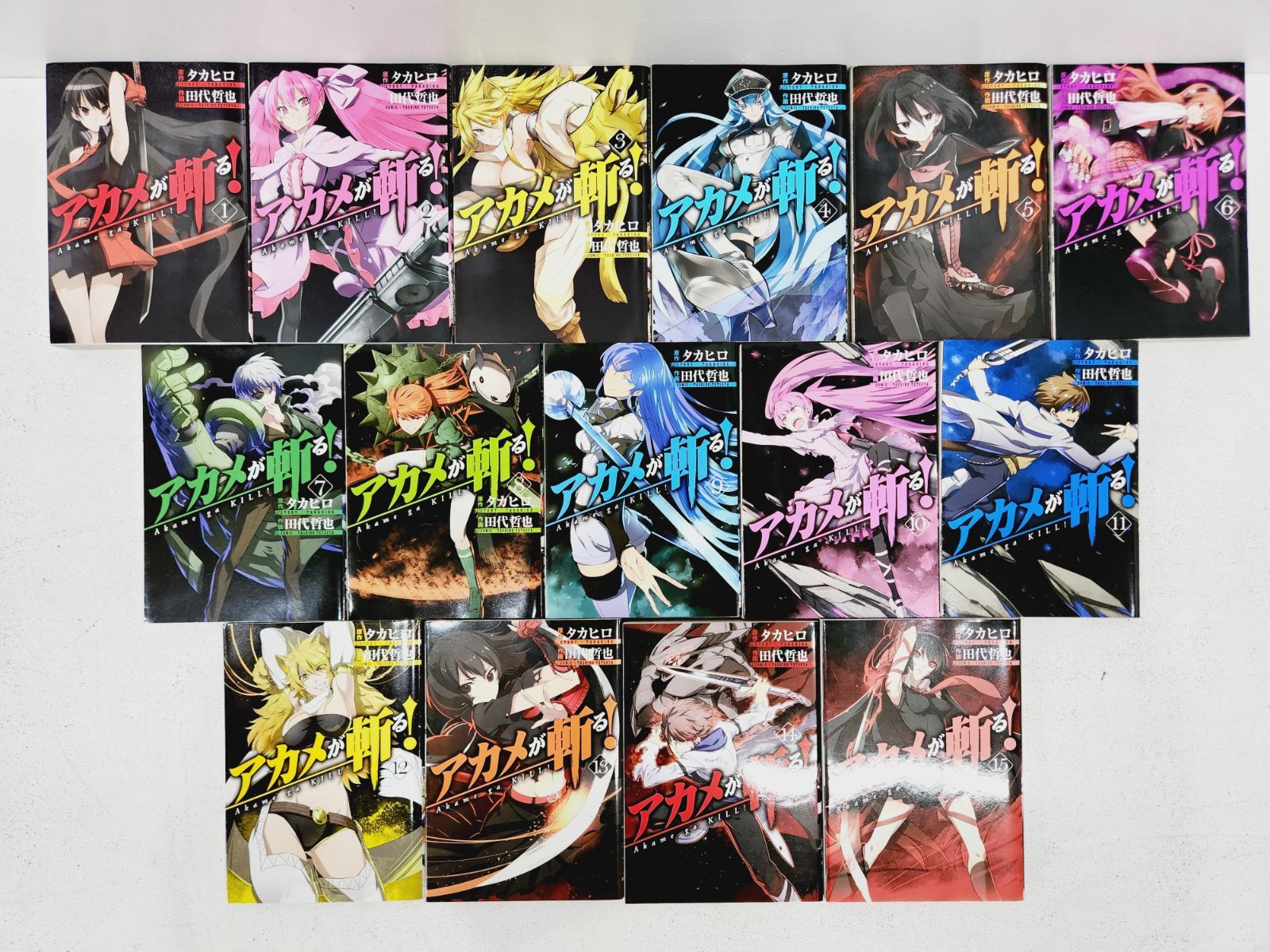 アカメが斬る 漫画セット　まとめ売り お買い得‼️ アカメが斬る！ 全巻セット まとめ売り 漫画 マンガ