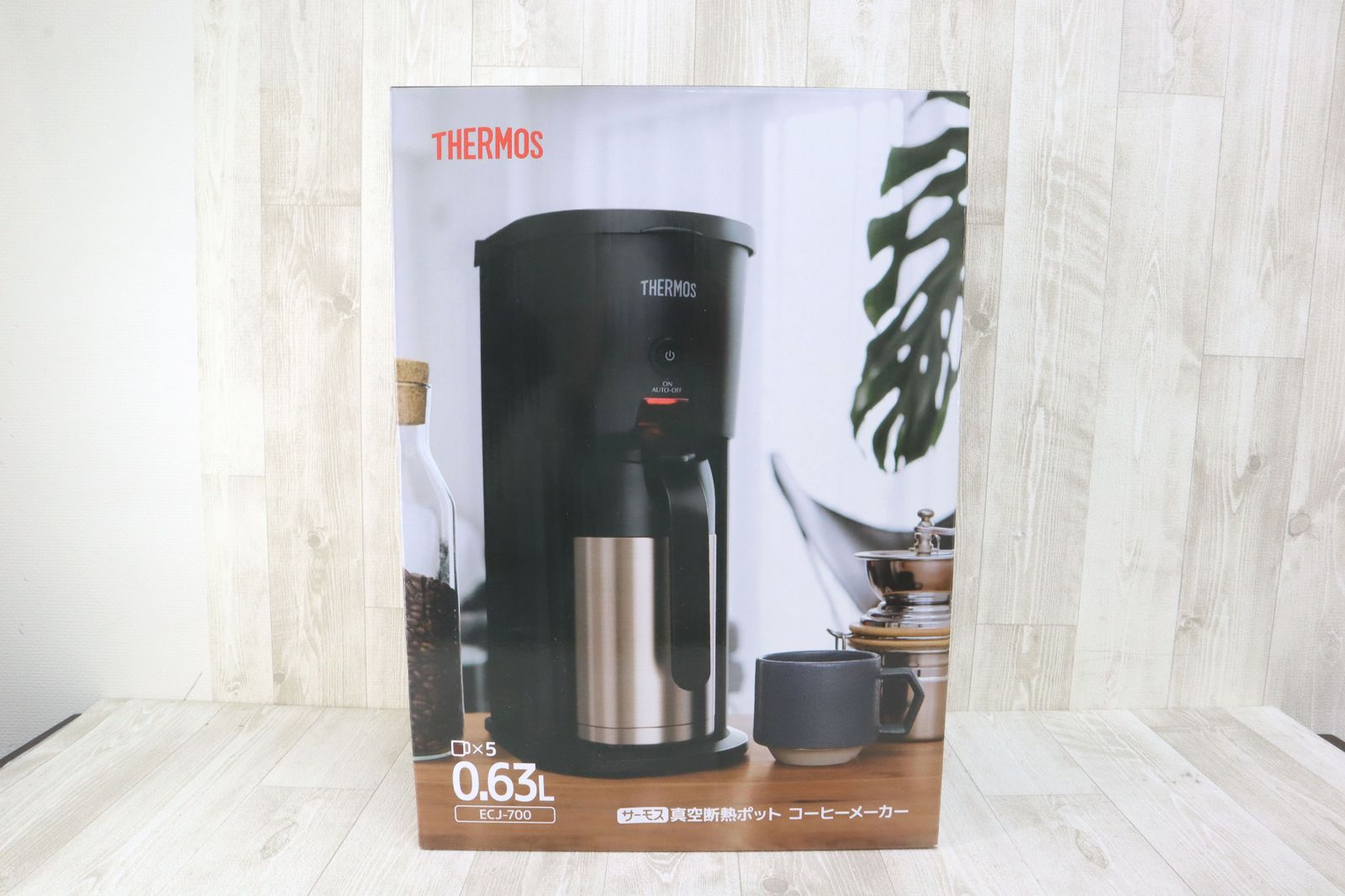 未使用 THERMOS サーモス 真空断熱ポット コーヒーメーカー 0.63