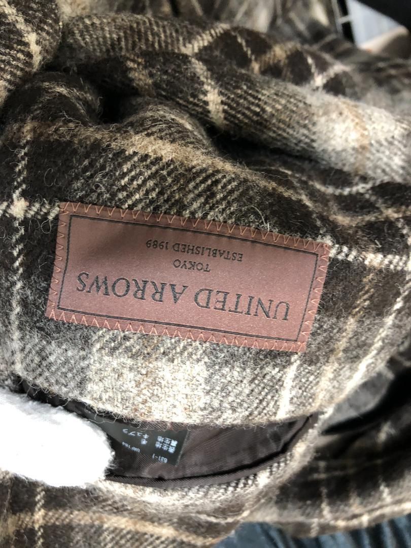 チェック テーラード