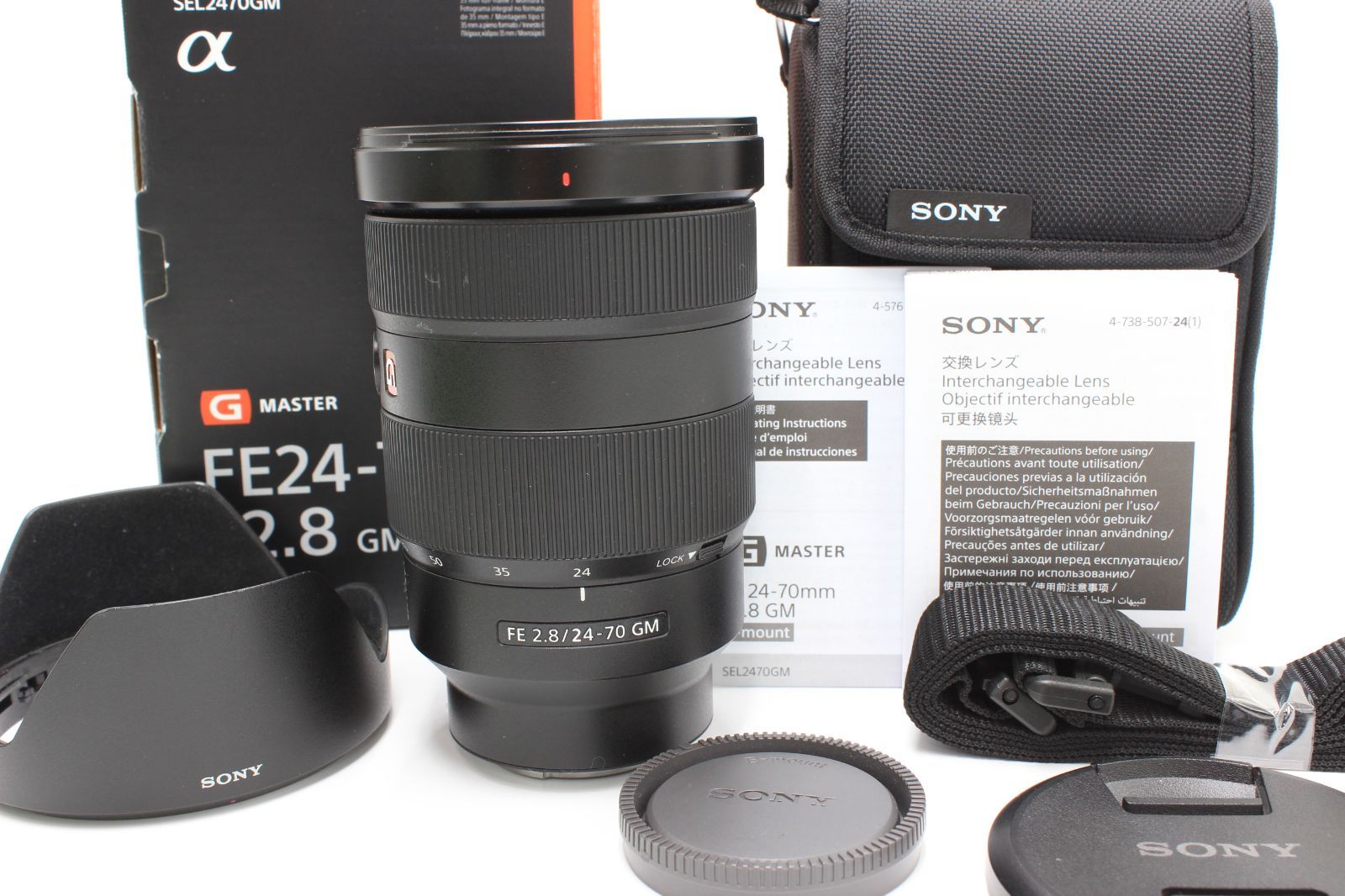 SONY ソニー 標準ズームレンズ フルサイズ FE 24-70mm F2.8 GM G Master SEL2470GM
