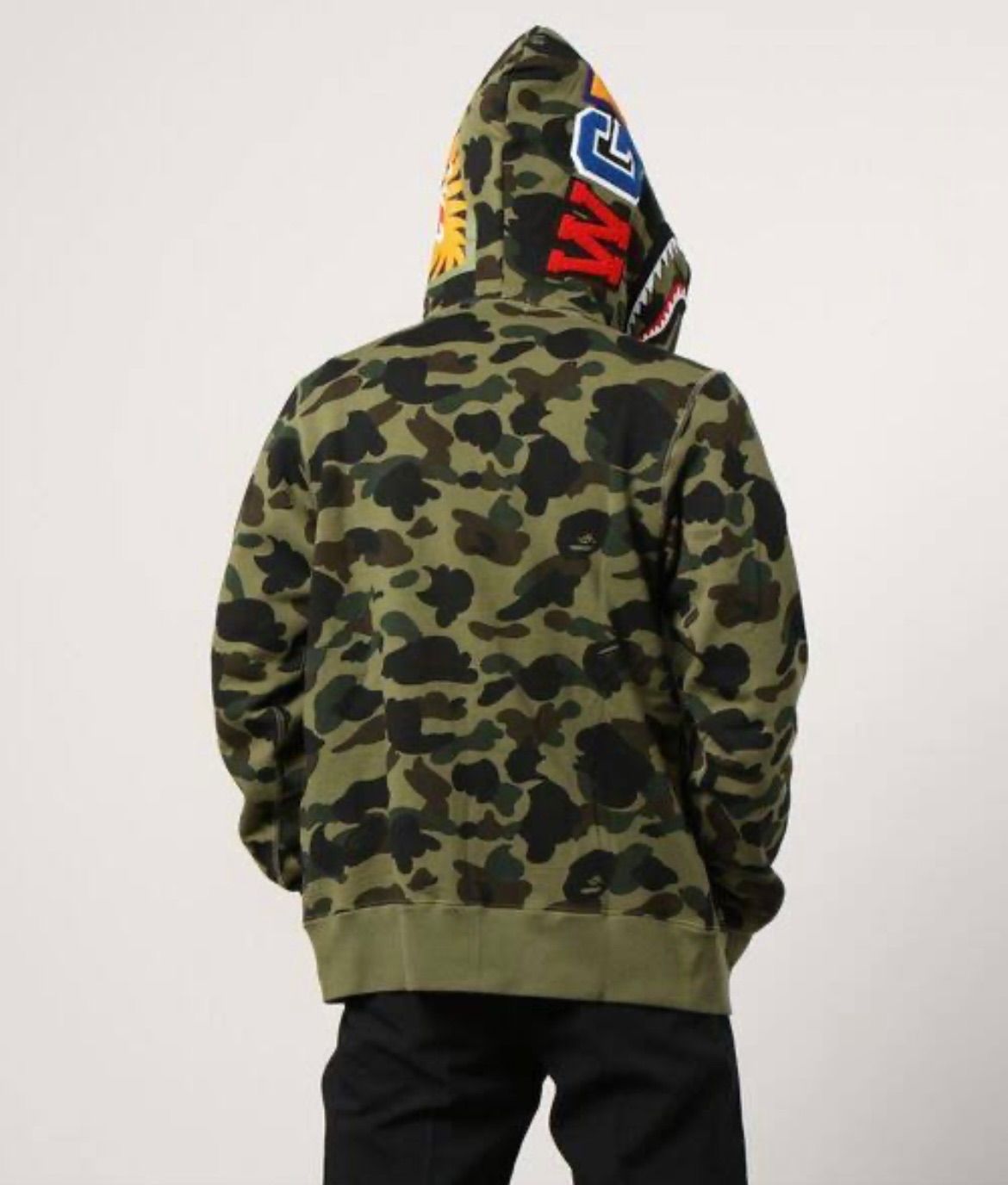 A BATHING APE パーカー M エイプ ベビーマイロ カモフラ A BATHING APE（アベイシングエイプ）の「COLOR CAMO 2ND APE