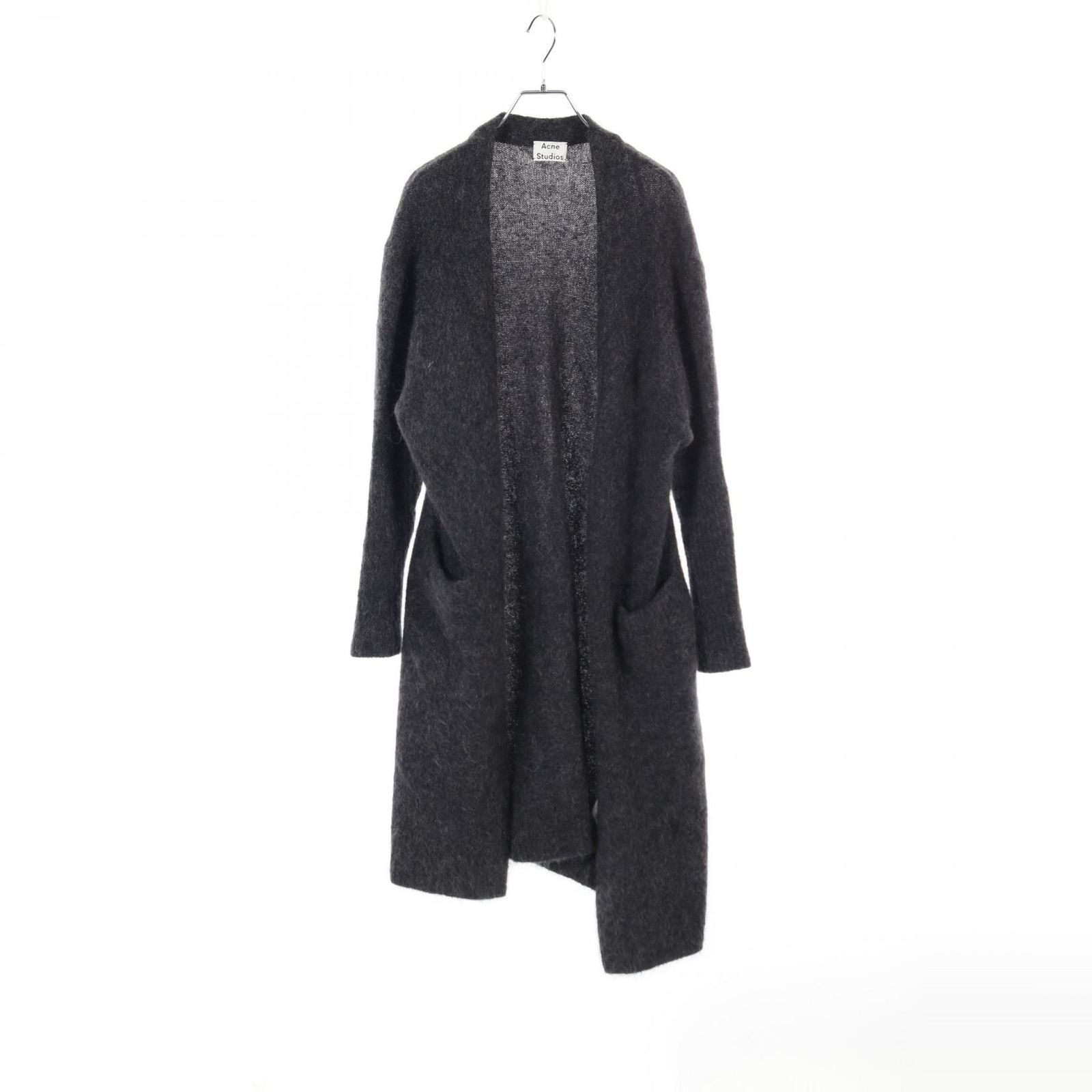 アクネストゥディオズ ACNE STUDIOS カーディガン RAYA MOHAIR A60033 グレー ウール ロングカーディガン レディース Used A