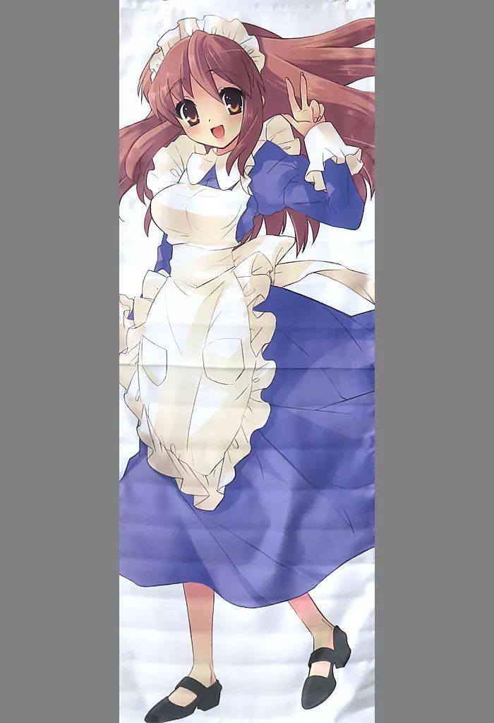 涼宮ハルヒの憂鬱　クラファン　朝日奈みくる　等身タペストリー Amazon.co.jp: 朝比奈みくる 涼宮ハルヒの憂鬱 タペストリー