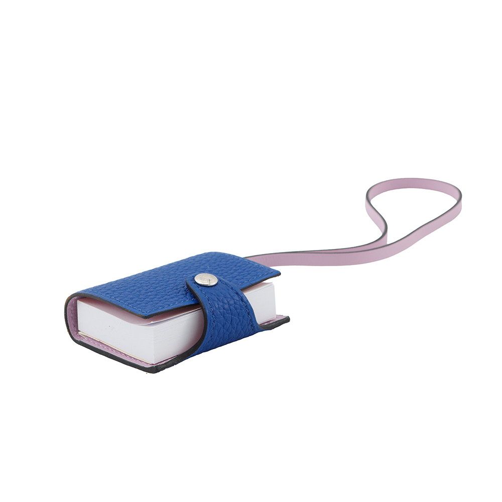 エルメス バッグチャーム ユリス ナノ ヴェルソ ブルーフランス モーヴシルベストル トゴ スイフト Z刻印