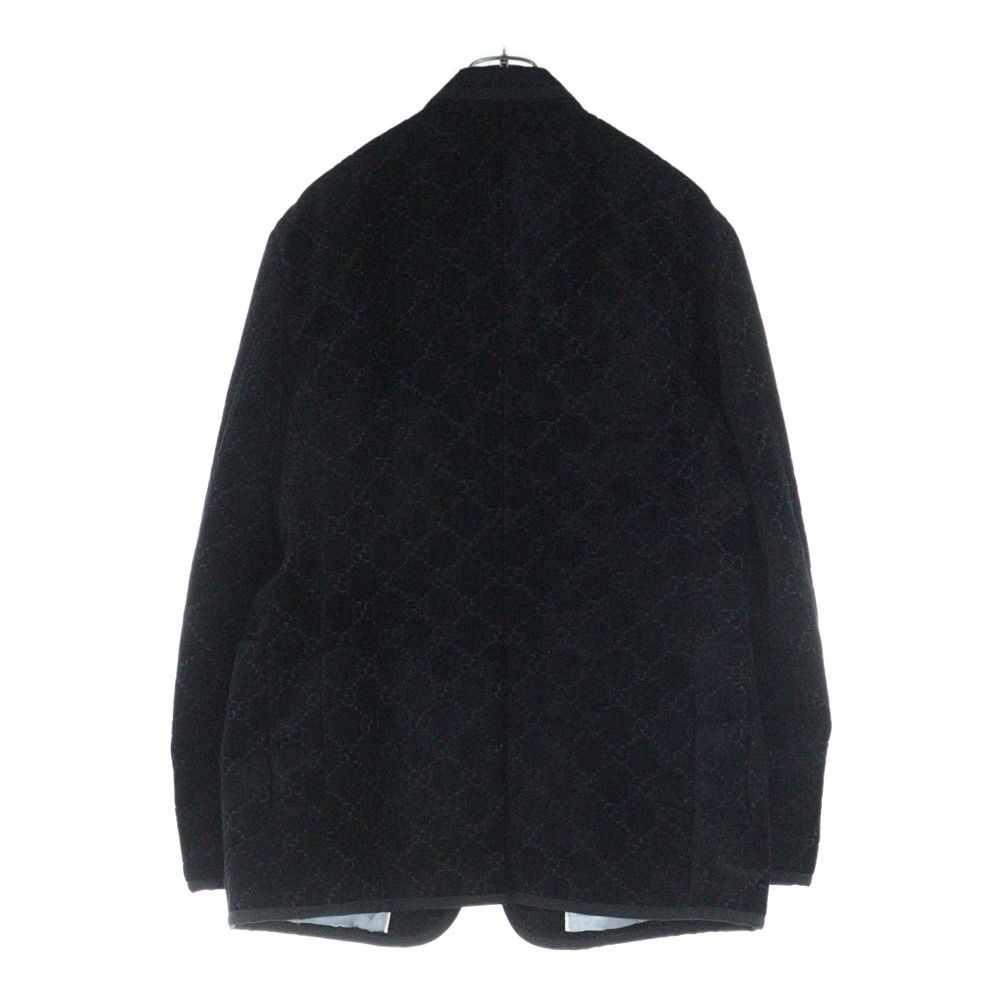 GUCCI グッチ GG スプリーム ベルベット テーパード ジャケット ブラック 522513 Z402L