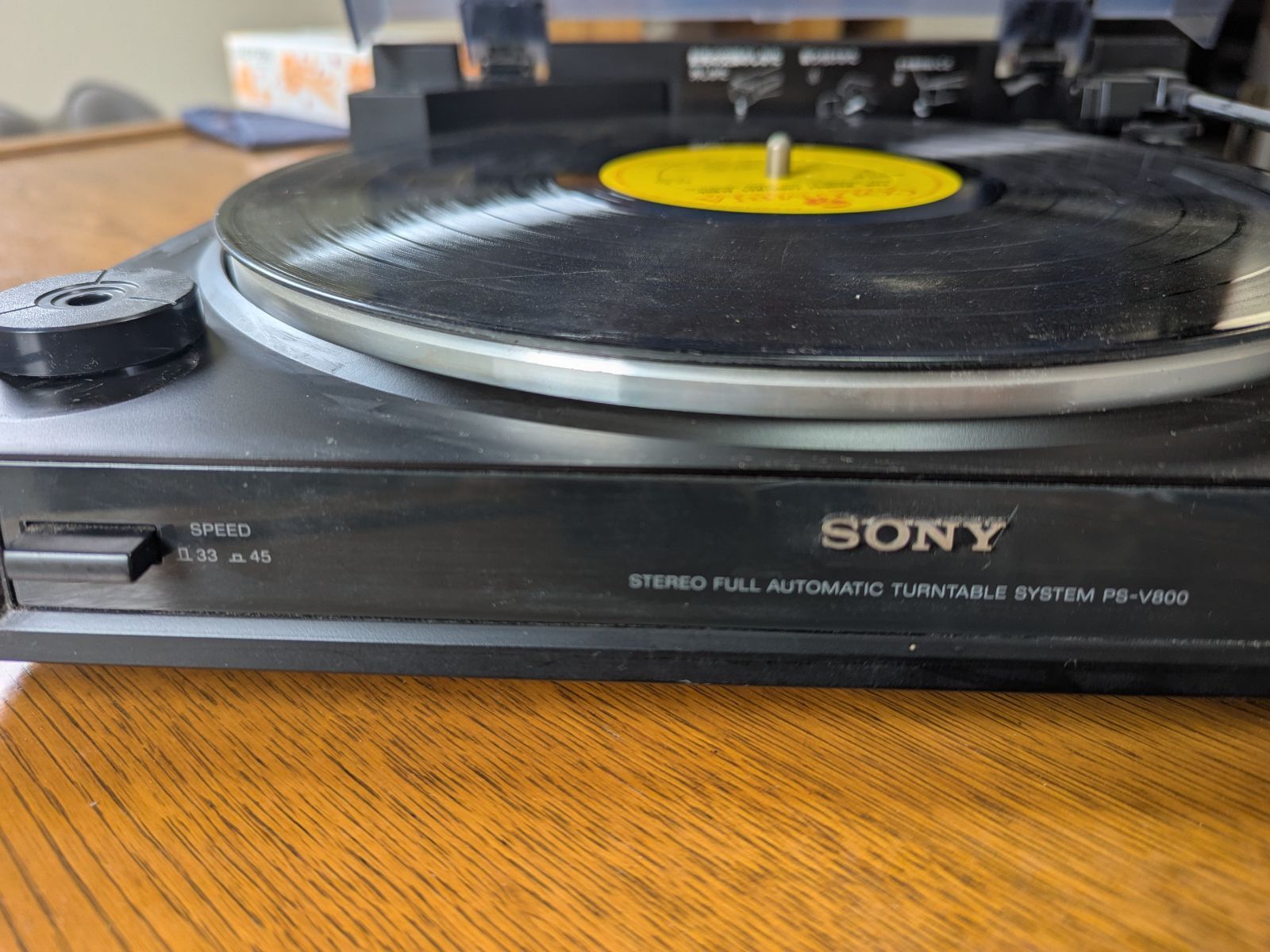  SONY PS V 800 レコードプレーヤー ソニー ポータブルタイプ レコードプレーヤー本体 レコードプレーヤー