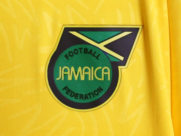 アンブロ ジャマイカ 代表 サッカー ユニフォーム メンズ M / 正規品 18 19 モデル オフィシャル 当時物 レプリカ Tシャツ レゲエ イエロー お得なクーポン配布中!】 アンブロ ジャマイカ 代表 サッカー