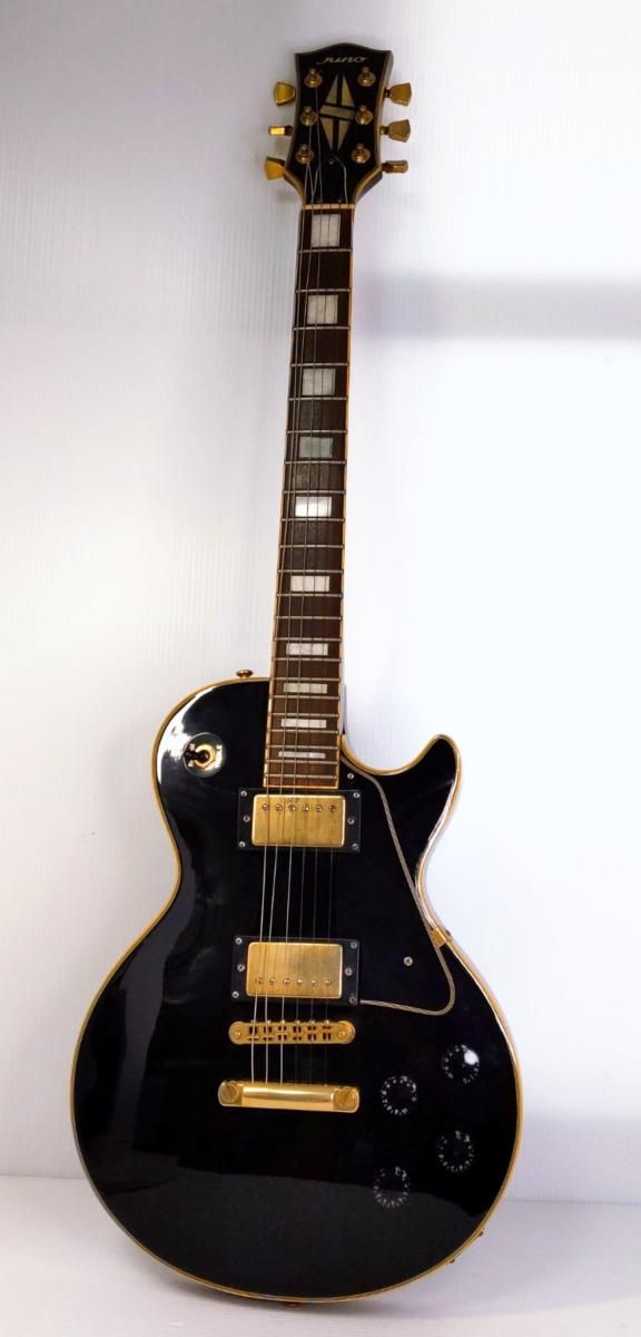 専用です 中古品】juno エレキギター レスポールタイプ ブラック本体のみ〇YR