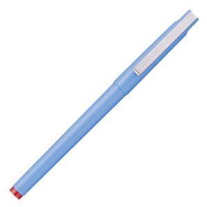 （まとめ） 三菱鉛筆 水性ボールペン ユニボール 0.5mm 赤 UB105.1