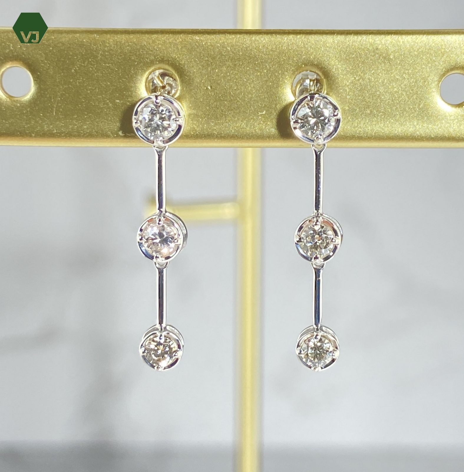 【17-22】ダイヤモンド　ピアス　D0.62ct 17-22】ダイヤモンドピアスD0.62ct