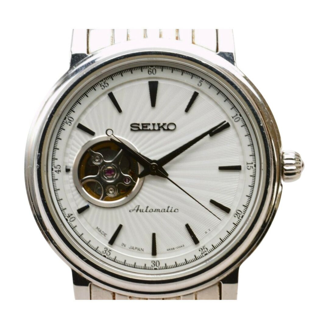 セイコー SEIKO プレザージュ PRESAGEPRESAGE メカニカル 自動巻 手巻つき SARY017 SS|SS 4R38-00A0 シルバー文字盤 メンズ F-YA1023