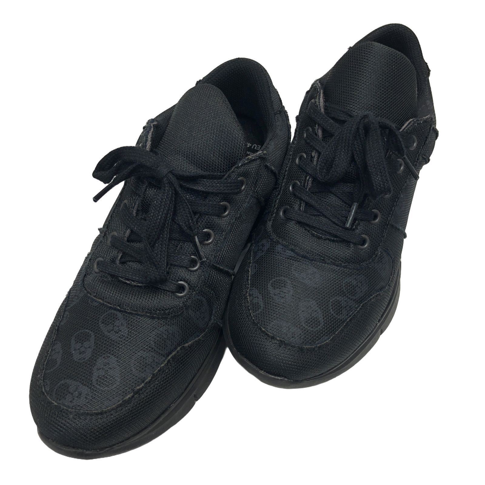 lucien pellat-finet ルシアンペラフィネ PLFT Skull Print Low Cut Sneakers Black スカルプリント  ローカット スニーカー ブラック AN01 - メルカリ