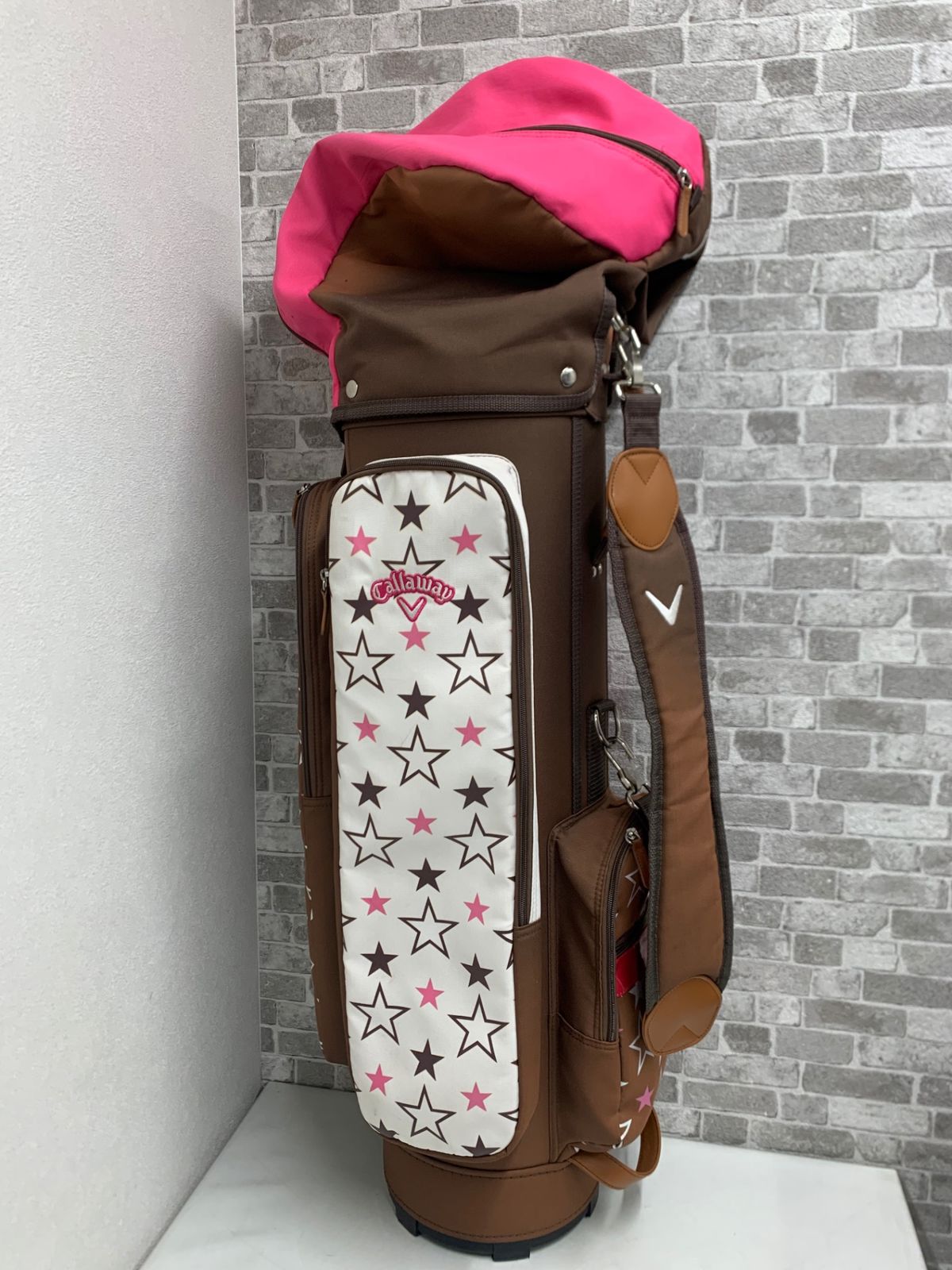 【激レア】ベルディング ミッキーマウス サファリクラブ カート式 キャディバッグ 激レア】ベルディング ミッキーマウス サファリクラブ カート式