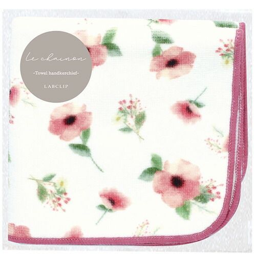 まとめ ラボクリップ ハンカチ ルシェノン タオルハンカチ ピンク 21A-LCTH01-PK ×15セット