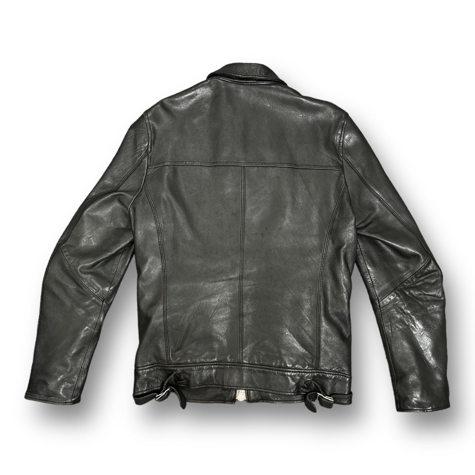 NANO UNIVERSE SHEEP LEATHER SINGLE RIDERS シープレザー シングル