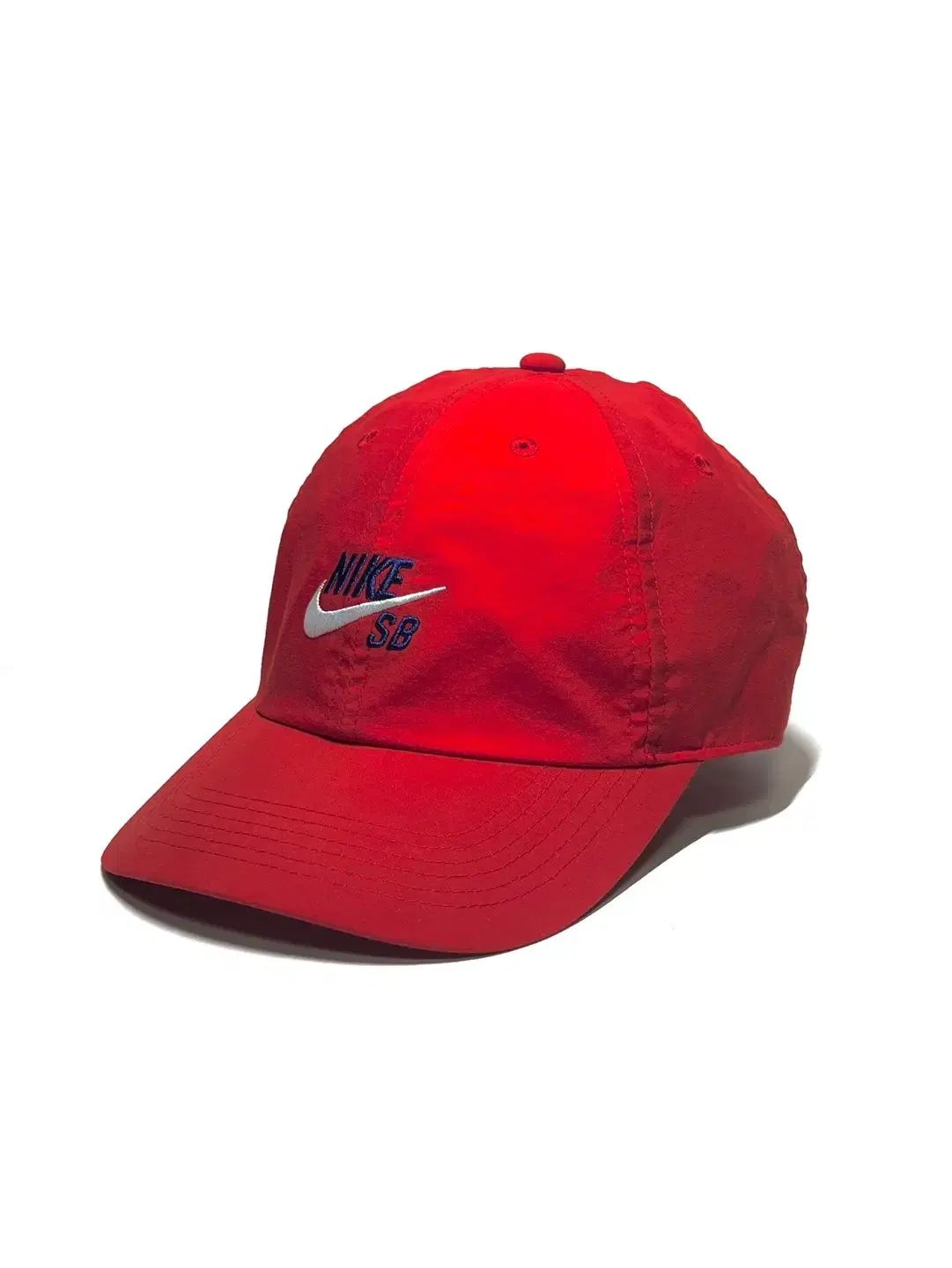 NIKE NIKE ナイキ スーパー ナイロン レッド|ブルー SB スケートボード 帽子 ボールキャップ