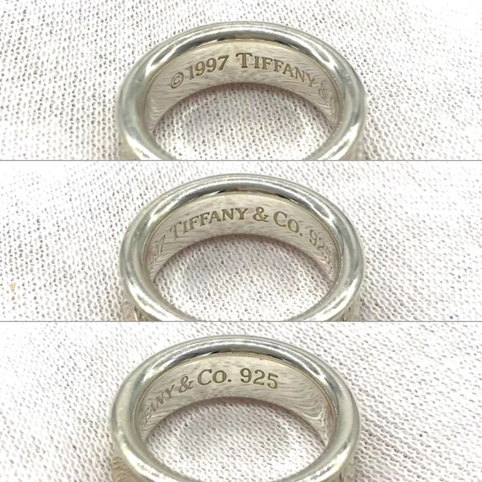 ▽TIFFANY＆Co./ティファニー 1837 ナローリング SV925 シルバー